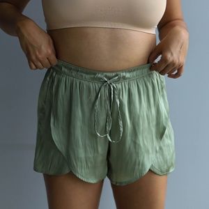 Silky Mint green Fairy Shorts